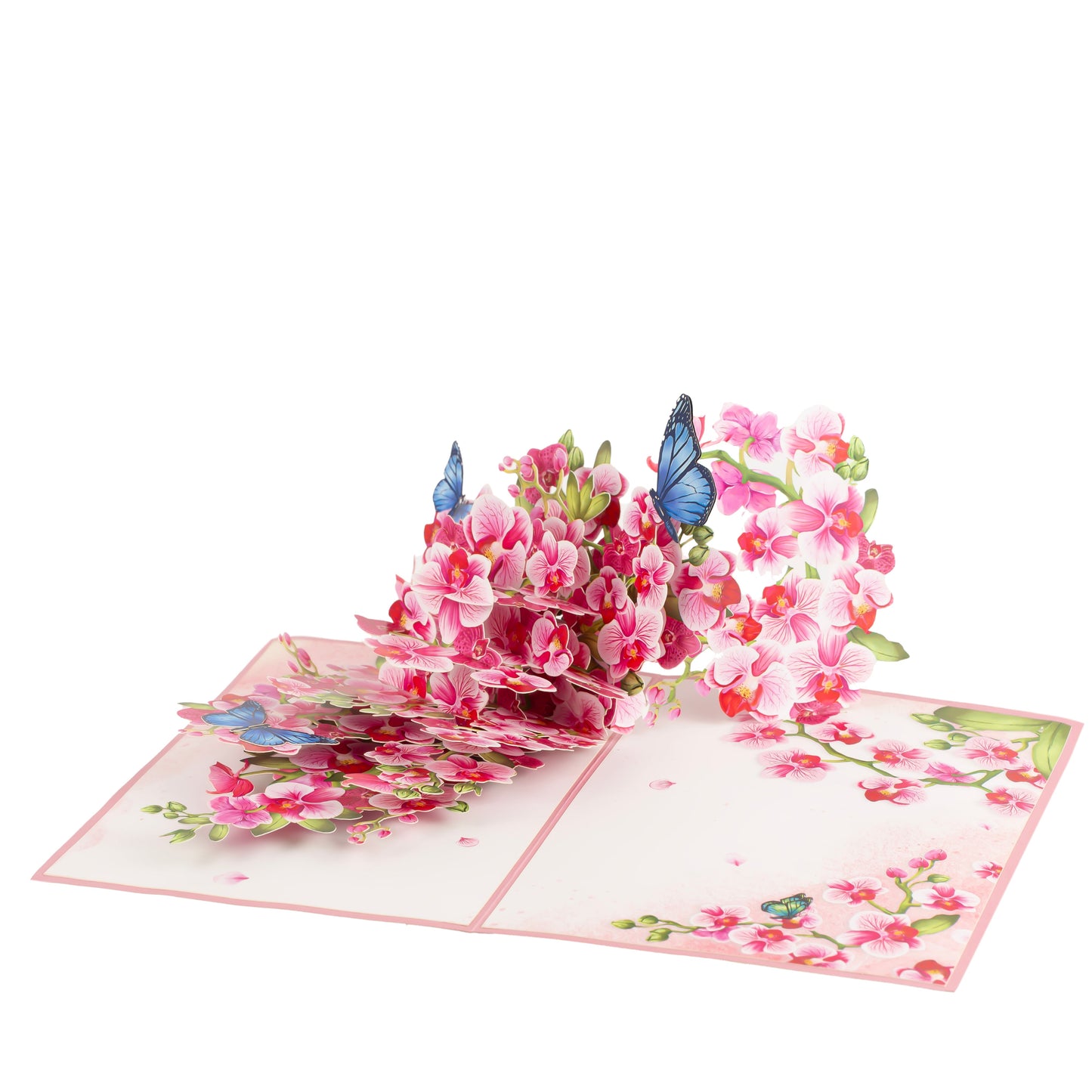 Orchid Branch Pop Up Greeting Card