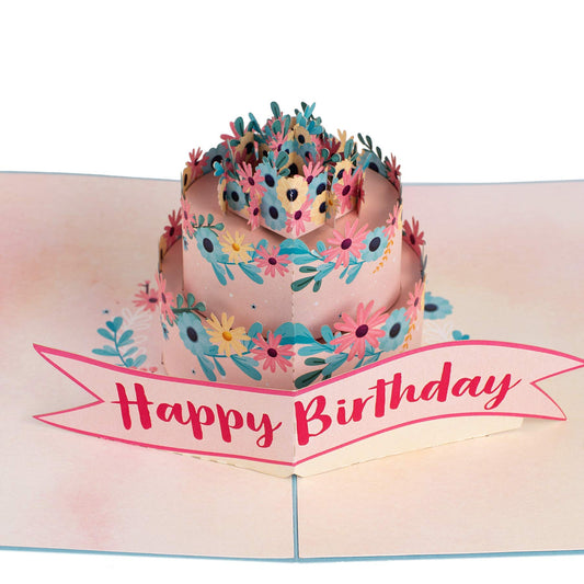 Birthday Cake and Flower