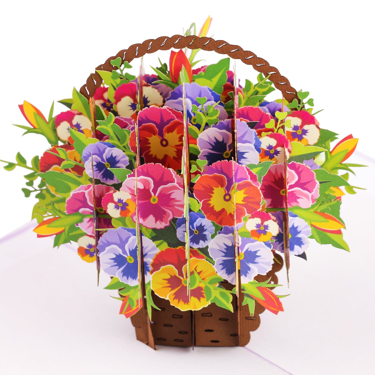 Pansies Basket